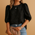 Women’s floral blouse top with chic pattern and flattering fit, perfect for casual days or formal occasions.