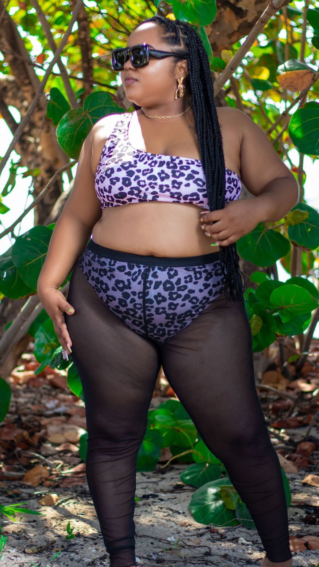 Sade’ Mesh Swim Pants (Plus Size)